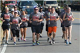 Officers Running in the Special Olympics Torch Run