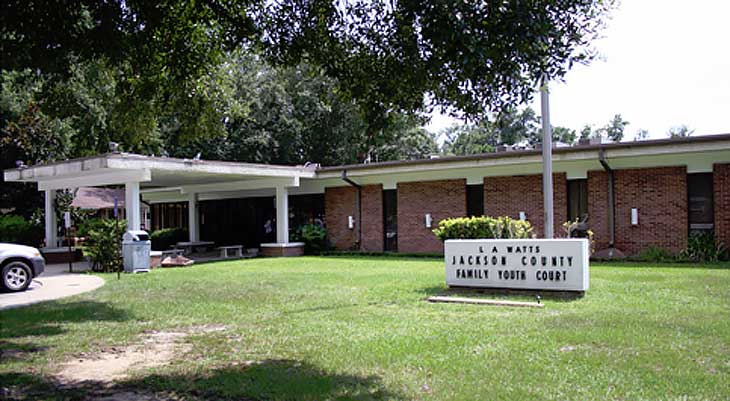 Image of one story brick building