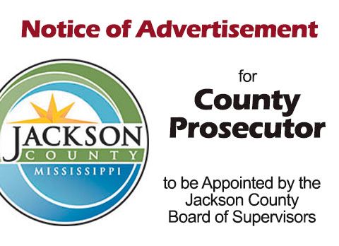 Advertisement of County Prosecutor Position